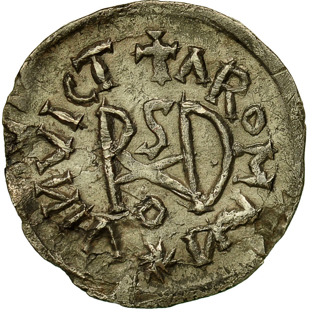 Monnaie, Gépides, Theodoric, 1/4 Silique, ca. 520-530, Sirmium, TTB+, Argent