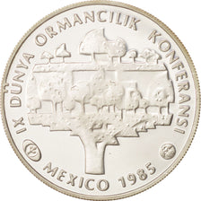 Coin, Turkey, 5000 Lira, 1985, MS(65-70), Silver, KM:977