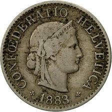 Switzerland, 5 Rappen, 1883, Bern, VF(30-35), Copper-nickel, KM:26
