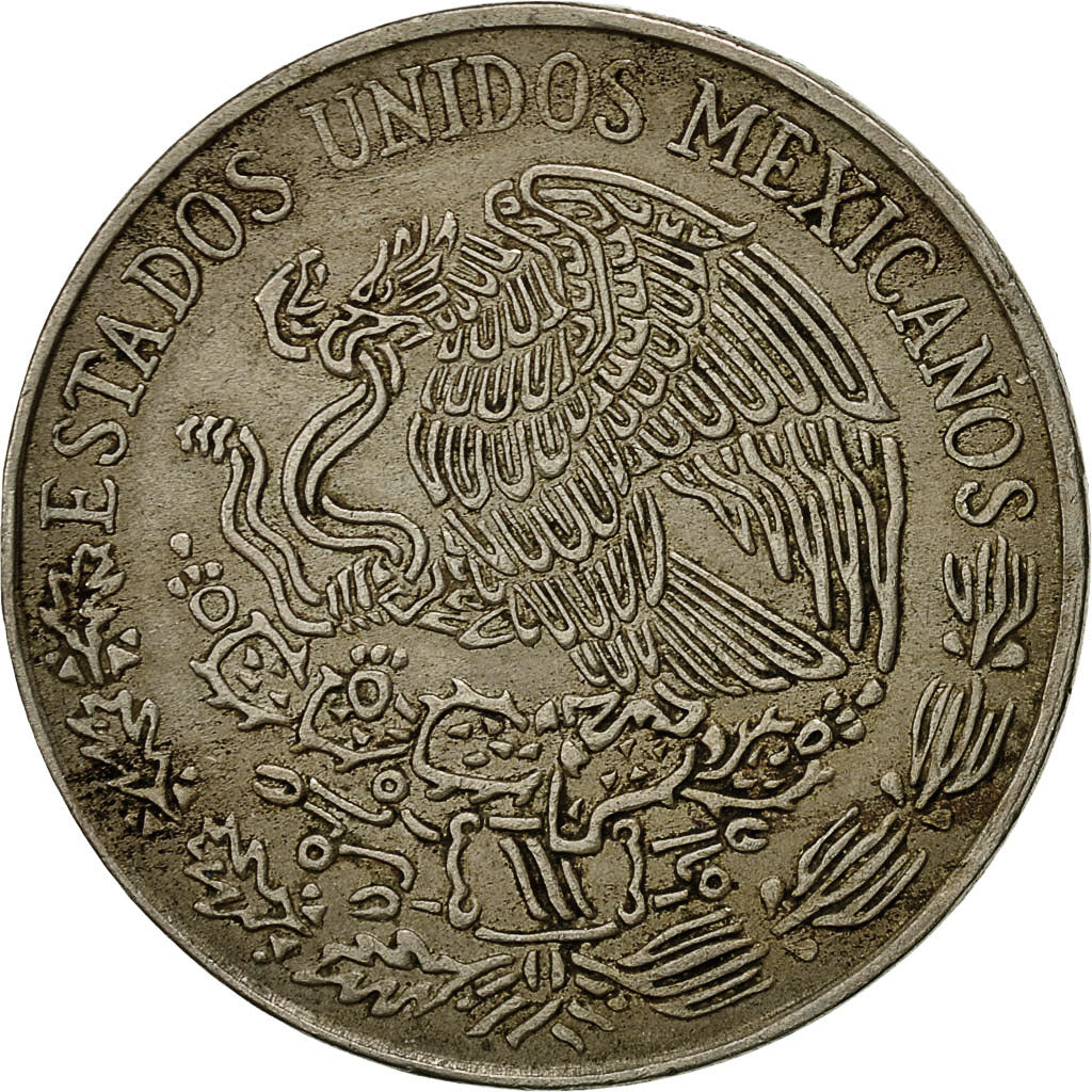 Moneda, México, 5 Pesos, 1972, Mexico City, EBC, Cobre - níquel, KM:472