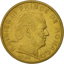 Coin, Monaco, Rainier III, 50 Centimes, 1962, EF(40-45), Aluminum-Bronze