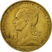 French Somaliland, 20 Francs, 1952, Paris, AU(55-58), Aluminum-Bronze, KM:7