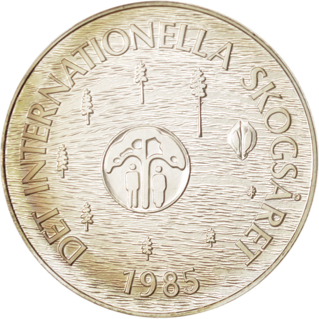 Sweden, Carl XVI Gustaf, 100 Kronor, 1985, Silver, KM:866