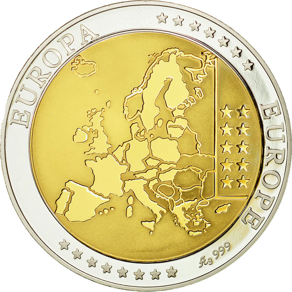 France, Medal, Europa, Politics, Society, War, MS(65-70), Silver