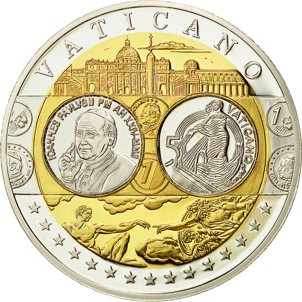 Vatikan, Medal, Europa, Politics, Society, War, STGL, Silber