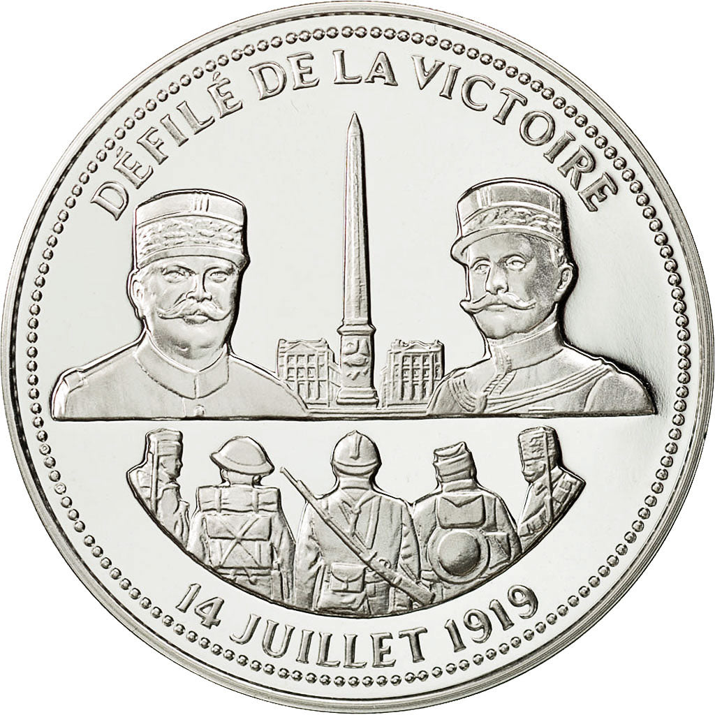Francia, Medal, Centenaire Première Guerre Mondiale, Défilé de la Victoire