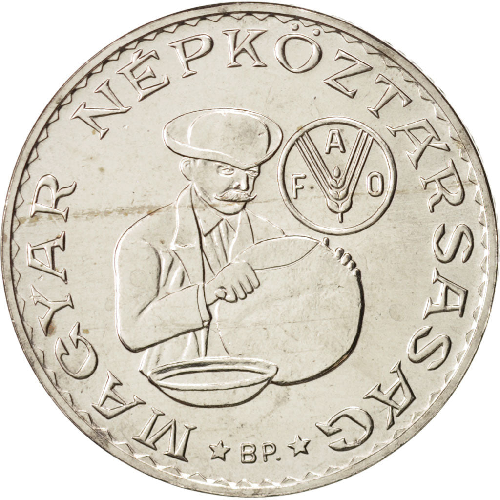 Hungary, 10 Forint, 1983, Nickel, KM:629