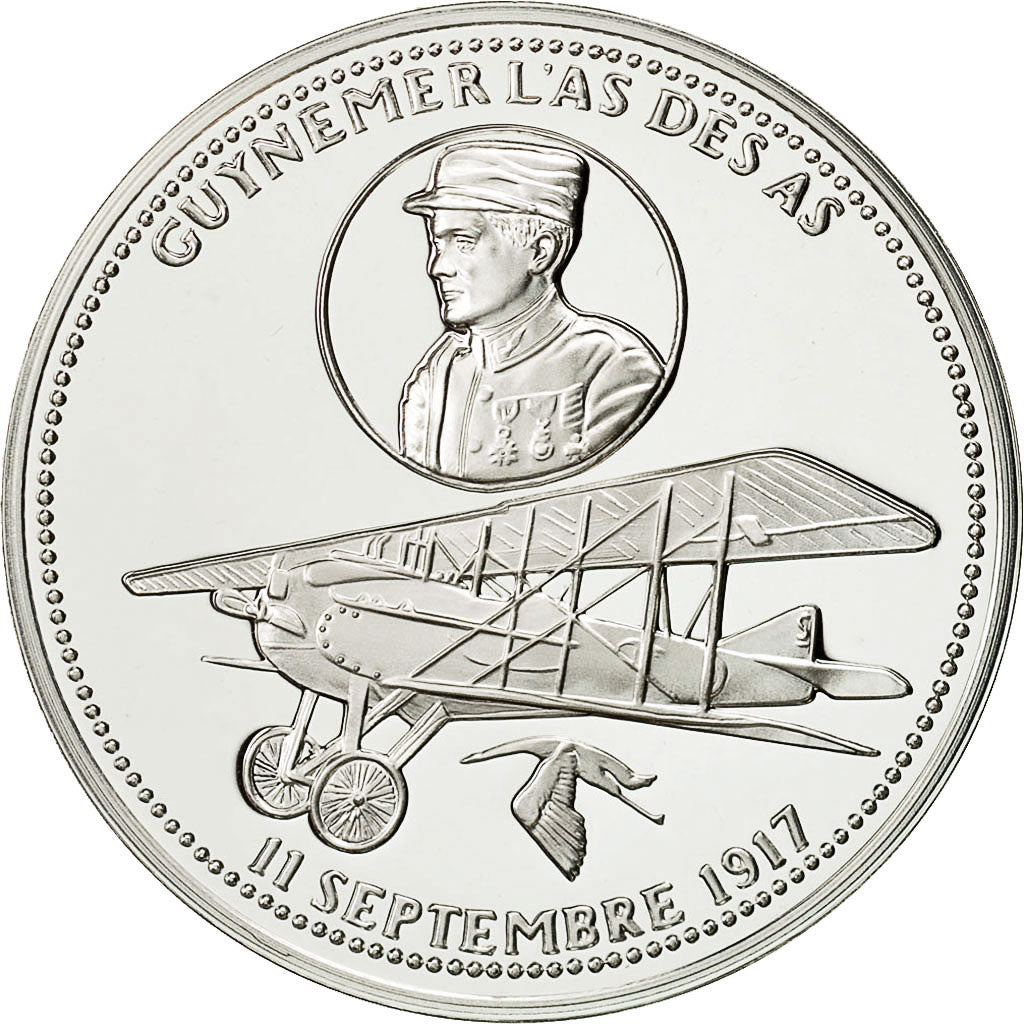 France, Medal, Centenaire Première Guerre Mondiale, Guynemer l'As des As