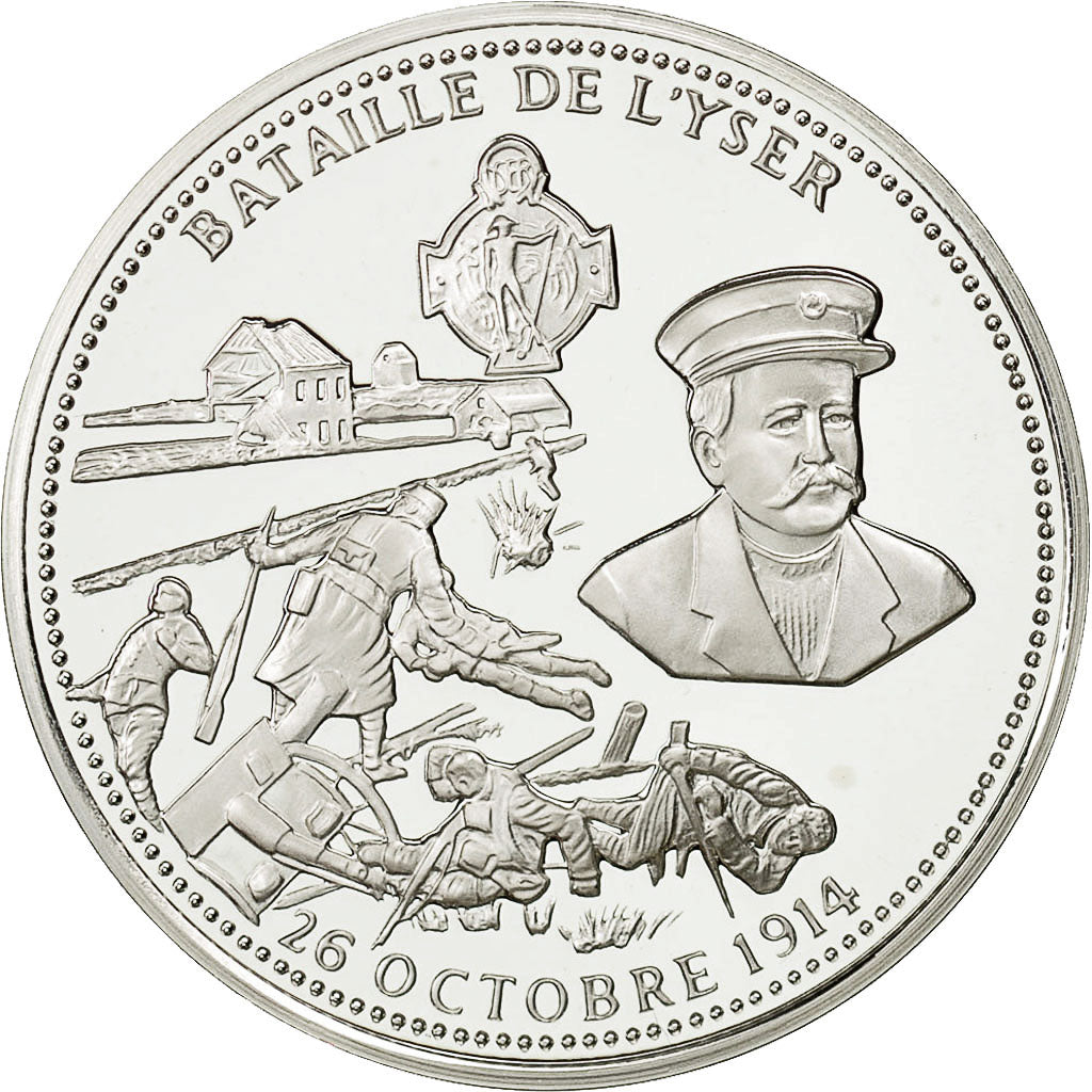 France, Medal, Centenaire Première Guerre Mondiale, Bataille de l'Yser