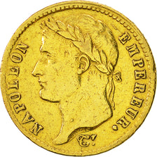 France, Napoléon I, 20 Francs, 1813, Paris, AU(50-53), Gold, KM:695.1