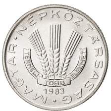 Hungary, 20 Fillér, 1983, Budapest, Aluminum, KM:627