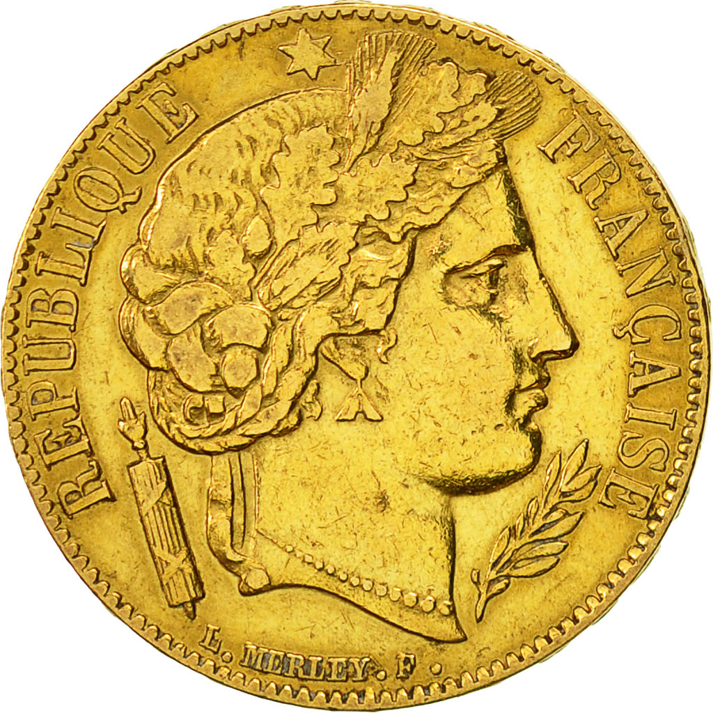 Monnaie, France, Cérès, 20 Francs, 1851, Paris, TTB, Or, KM:762, Gadoury:1059