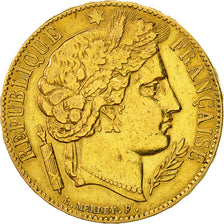 Monnaie, France, Cérès, 20 Francs, 1851, Paris, TTB, Or, KM:762, Gadoury:1059
