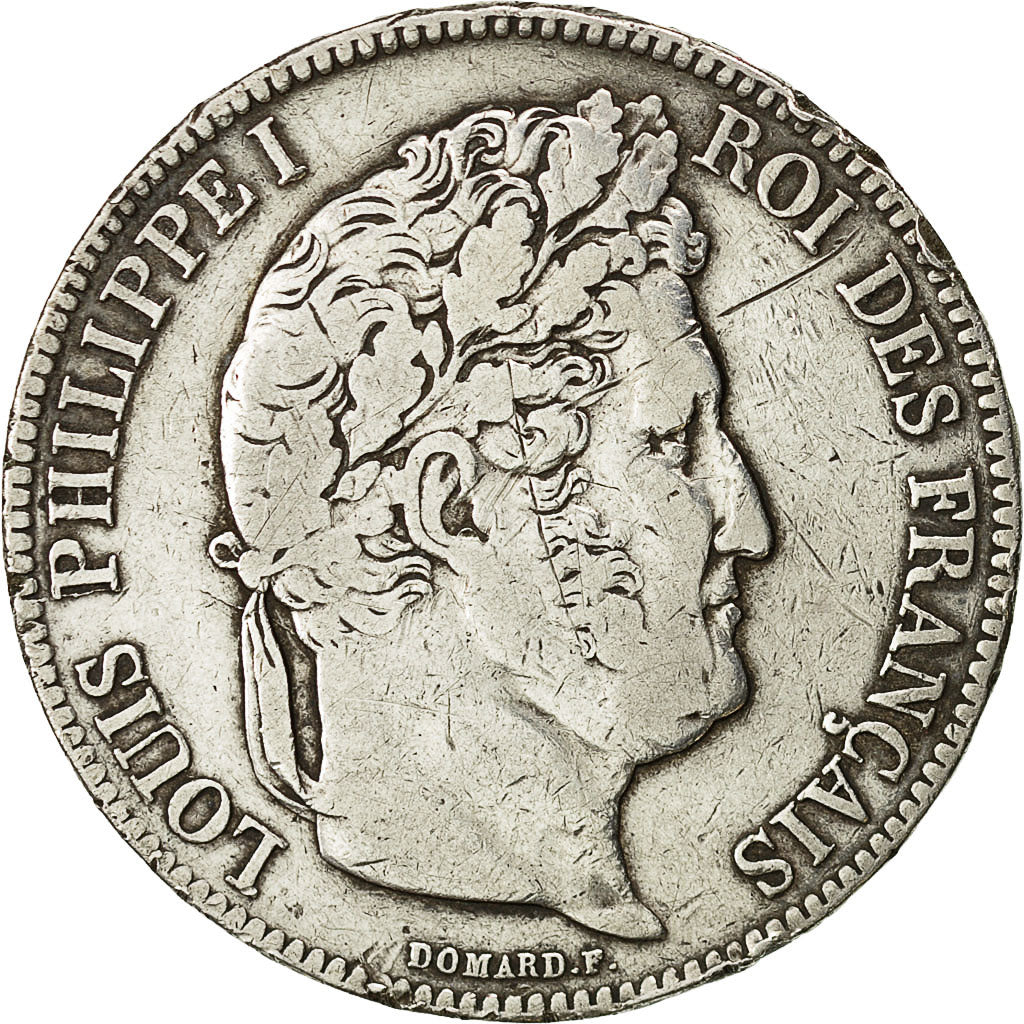 Monnaie, France, Louis-Philippe, 5 Francs, 1834, Bordeaux, TB, Argent, KM:749.7