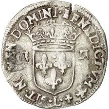 Coin, France, Louis XIV, 1/4 Écu, frappé au marteau, 1/4 Ecu, 1647, Bayonne