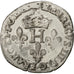 Munten, Frankrijk, Henri III, Double Sol Parisis, 1585, Rouen, ZF, Billon