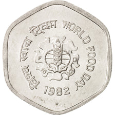 INDIA-REPUBLIC, 20 Paise, 1982, Aluminum, KM:45