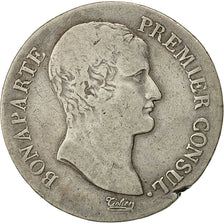 Moneta, Francia, Napoléon I, 5 Francs, 1804, Toulouse, MB, Argento, KM:659.10