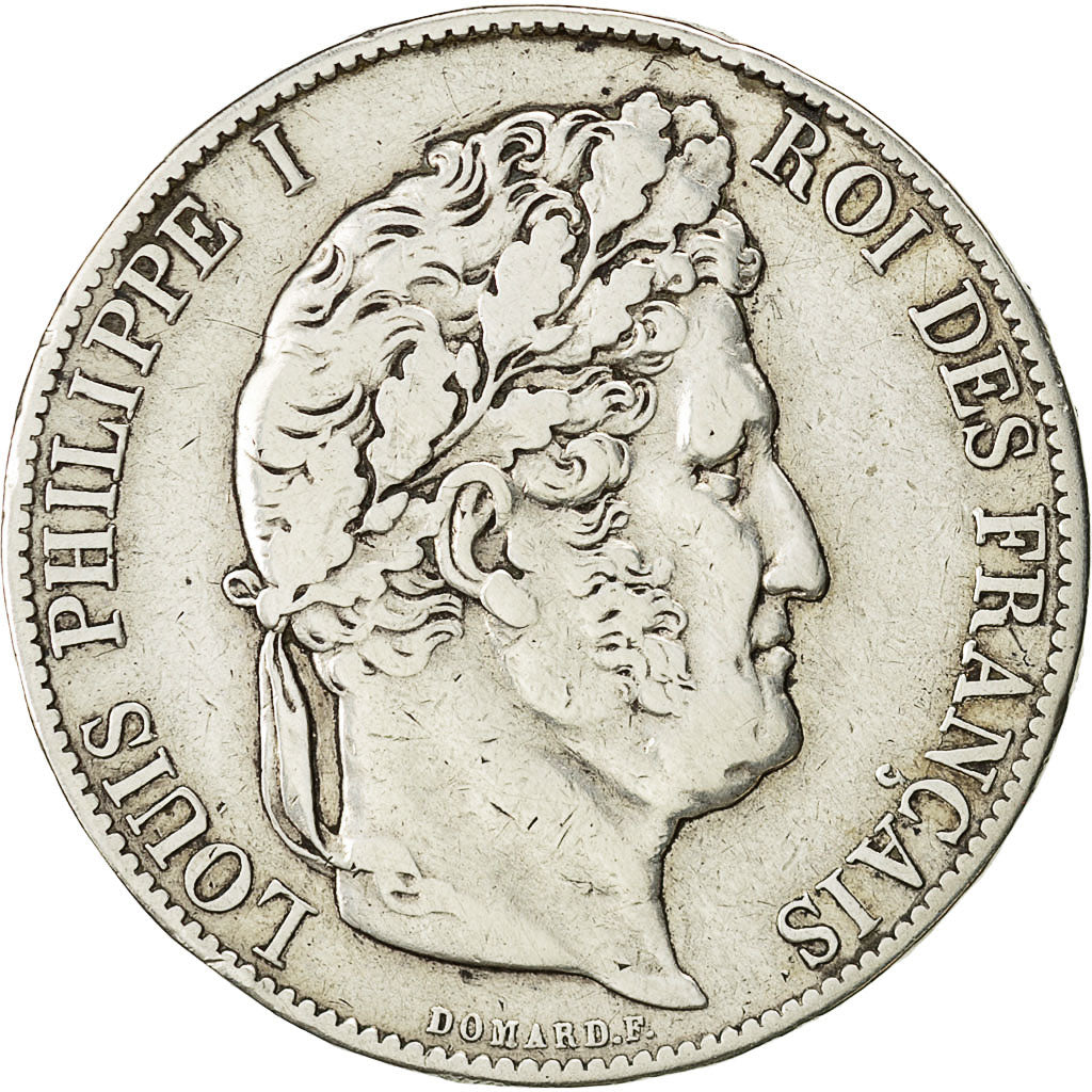 France, Louis-Philippe, 5 Francs, 1847, Paris, VF(30-35), Silver, KM:749.1