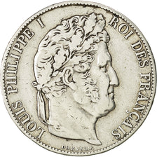 France, Louis-Philippe, 5 Francs, 1847, Paris, VF(30-35), Silver, KM:749.1