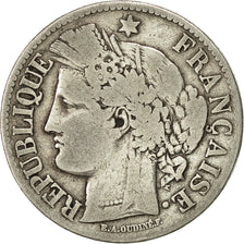 Coin, France, Cérès, 2 Francs, 1881, Paris, F(12-15), Silver, KM:817.1