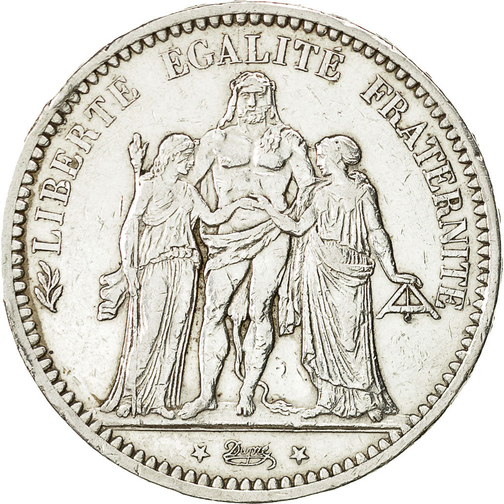 Coin, France, Hercule, 5 Francs, 1873, Paris, AU(50-53), Silver, KM:820.1