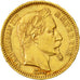 Coin, France, Napoleon III, Napoléon III, 20 Francs, 1862, Paris, AU(55-58)
