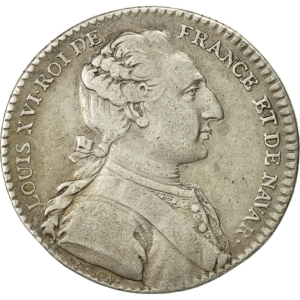 France, Token, Académie Française, Louis XVI, Gatteaux, EF(40-45), Silver