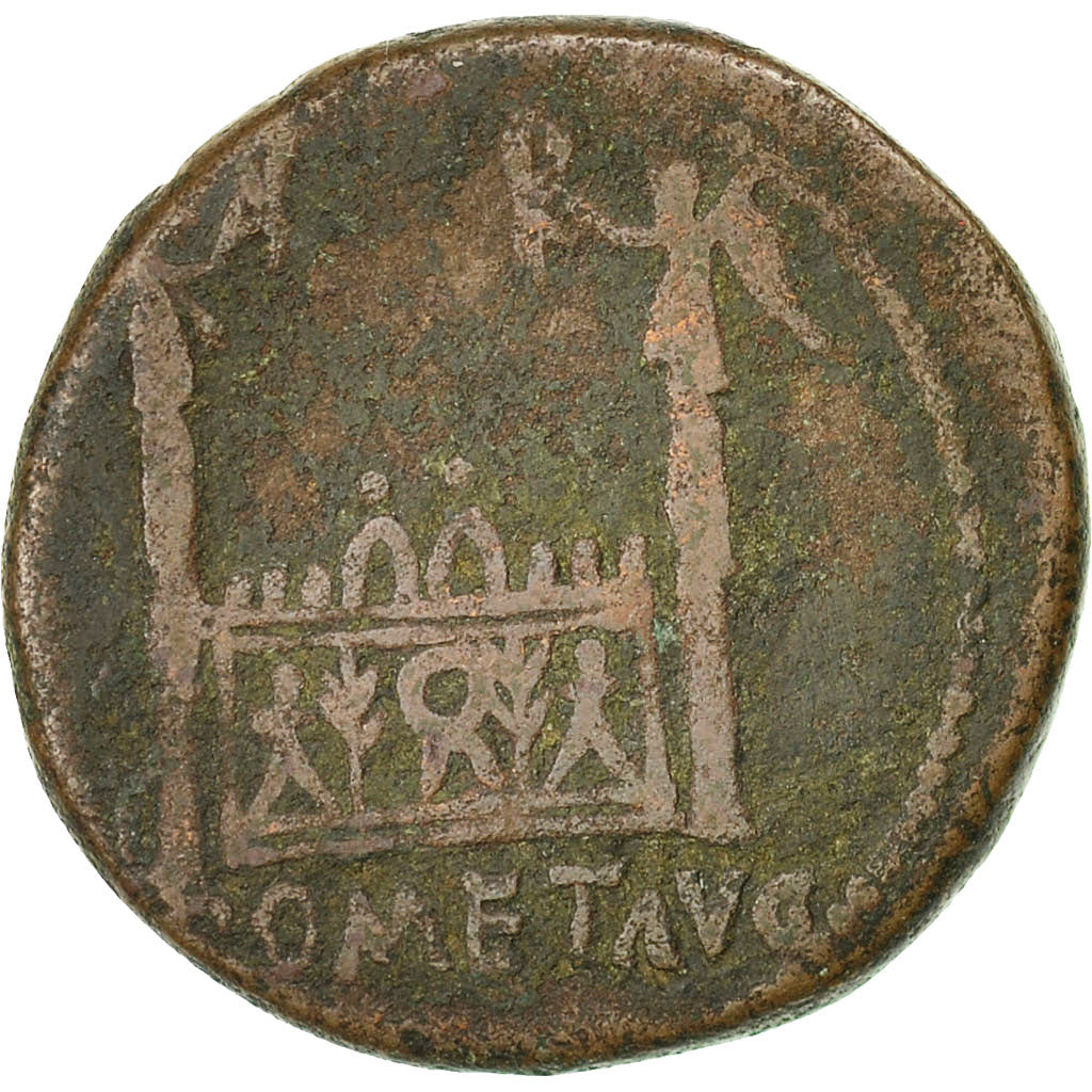Coin, Tiberius, As, 12-14 AD, Lyon, VF(30-35), Copper, RIC:245