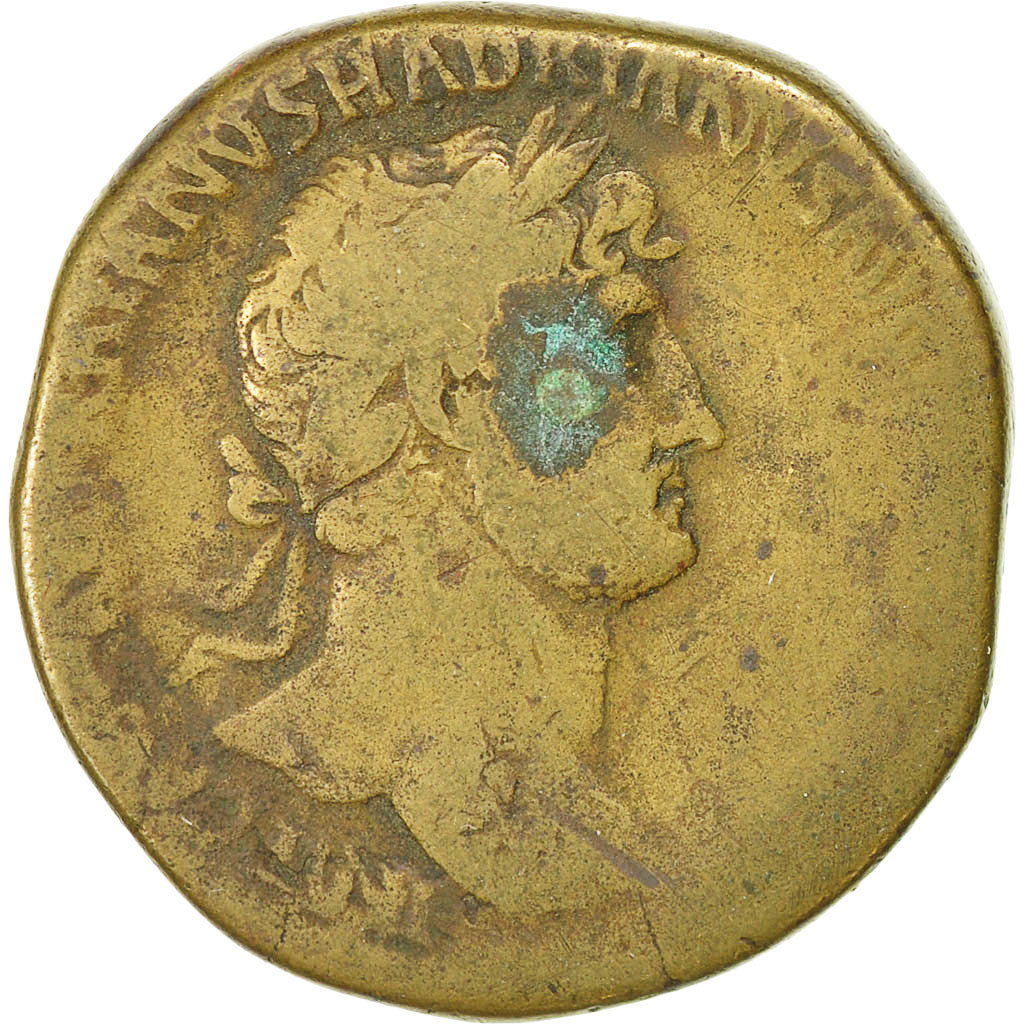 Moneta, Hadrian, Sestertius, 119-120, Rome, VF(20-25), Miedź, RIC:II 582c