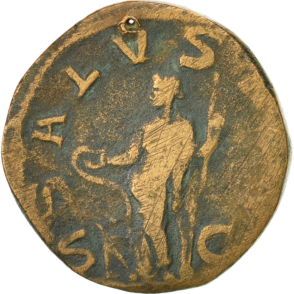 Coin, Philip I, Sestertius, 244, Rome, VF(20-25), Copper, RIC:187a