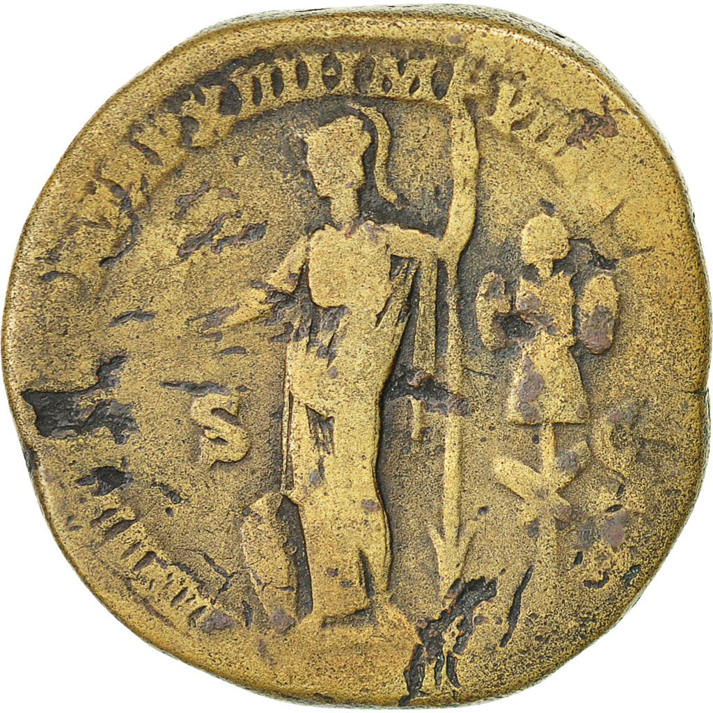 Moneta, Commodus, Sestertius, 189, Rome, VF(20-25), Miedź, Cohen:369