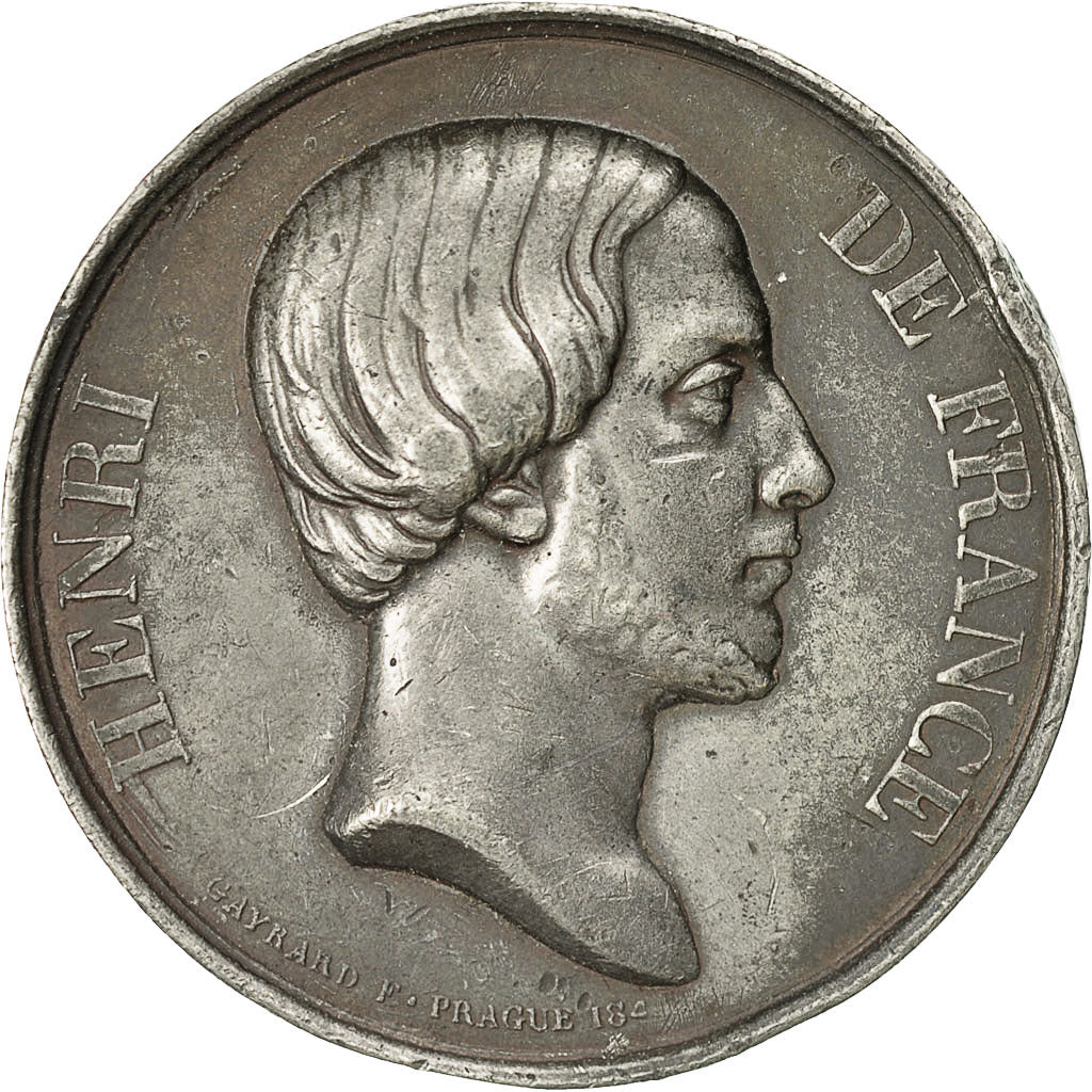France, Medal, Henri De France, 1842, Gayrard, EF(40-45), Silver