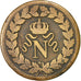 Premier Empire, 1 Décime, Blocus de Strasbourg, 1814, Gadoury 195b