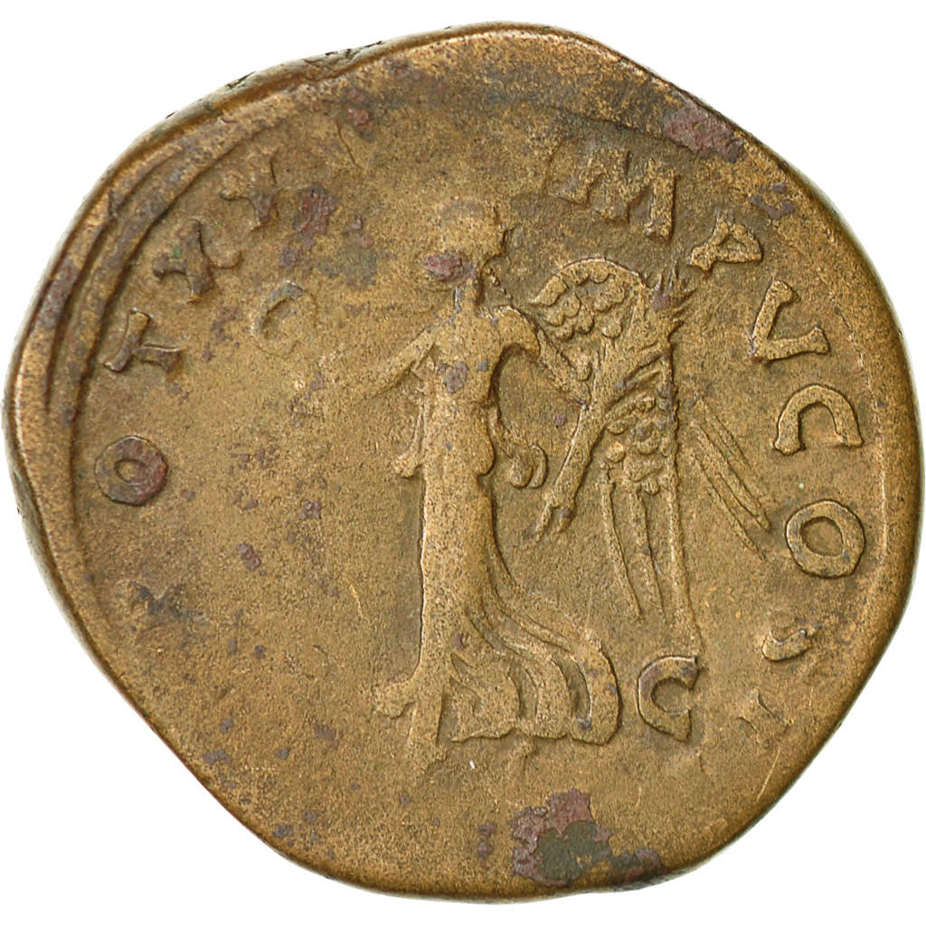 Coin, Marcus Aurelius, Sestertius, 168, Rome, VF(30-35), Copper, Cohen:819