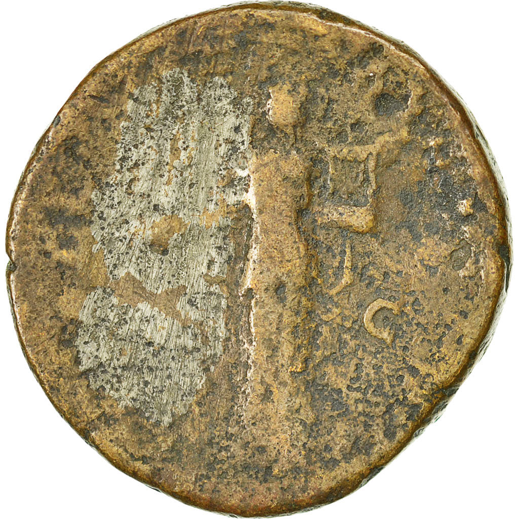 Moneda, Antoninus Pius, Sestercio, 140-144, Rome, BC+, Bronce, Cohen:62, RIC:598