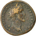 Coin, Antoninus Pius, Sestertius, 142, Rome, VF(20-25), Copper, Cohen:400