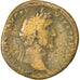 Coin, Antoninus Pius, Sestertius, 147, Rome, VF(20-25), Copper, RIC:636