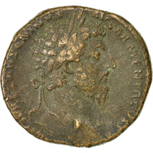 Coin, Marcus Aurelius, Sestertius, 164, Rome, VF(30-35), Copper, RIC:861