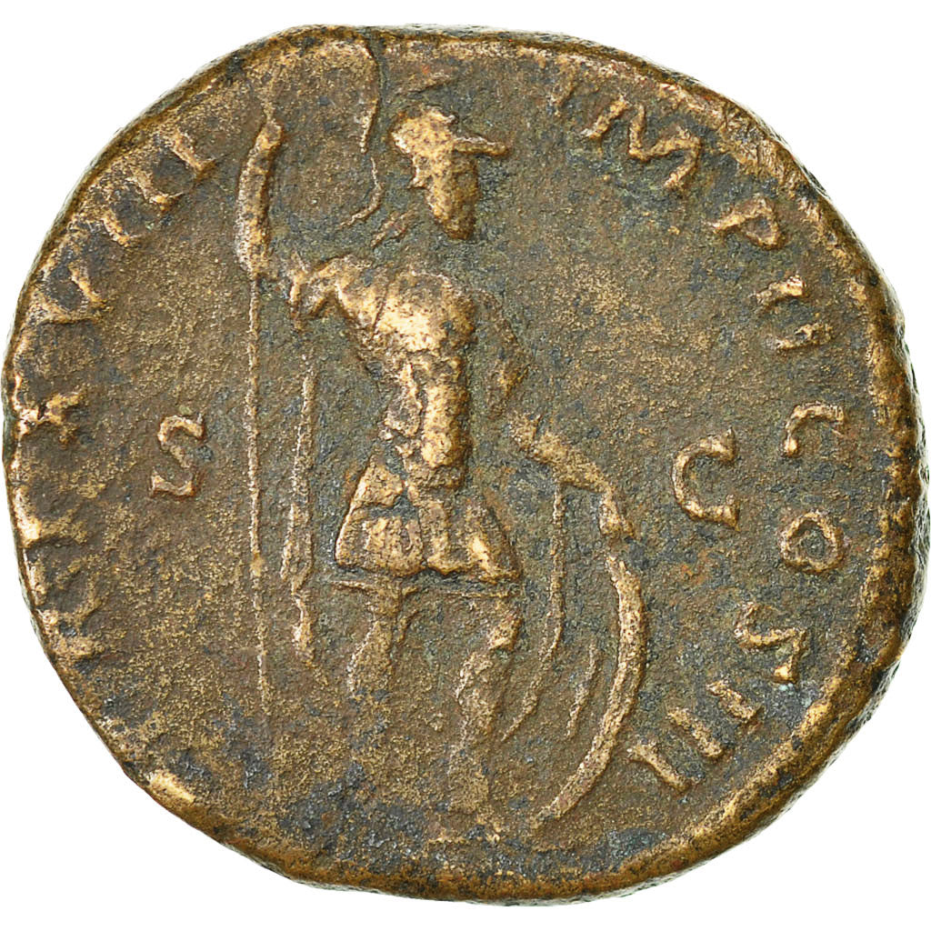 Coin, Marcus Aurelius, Sestertius, 164, Rome, VF(30-35), Copper, RIC:861