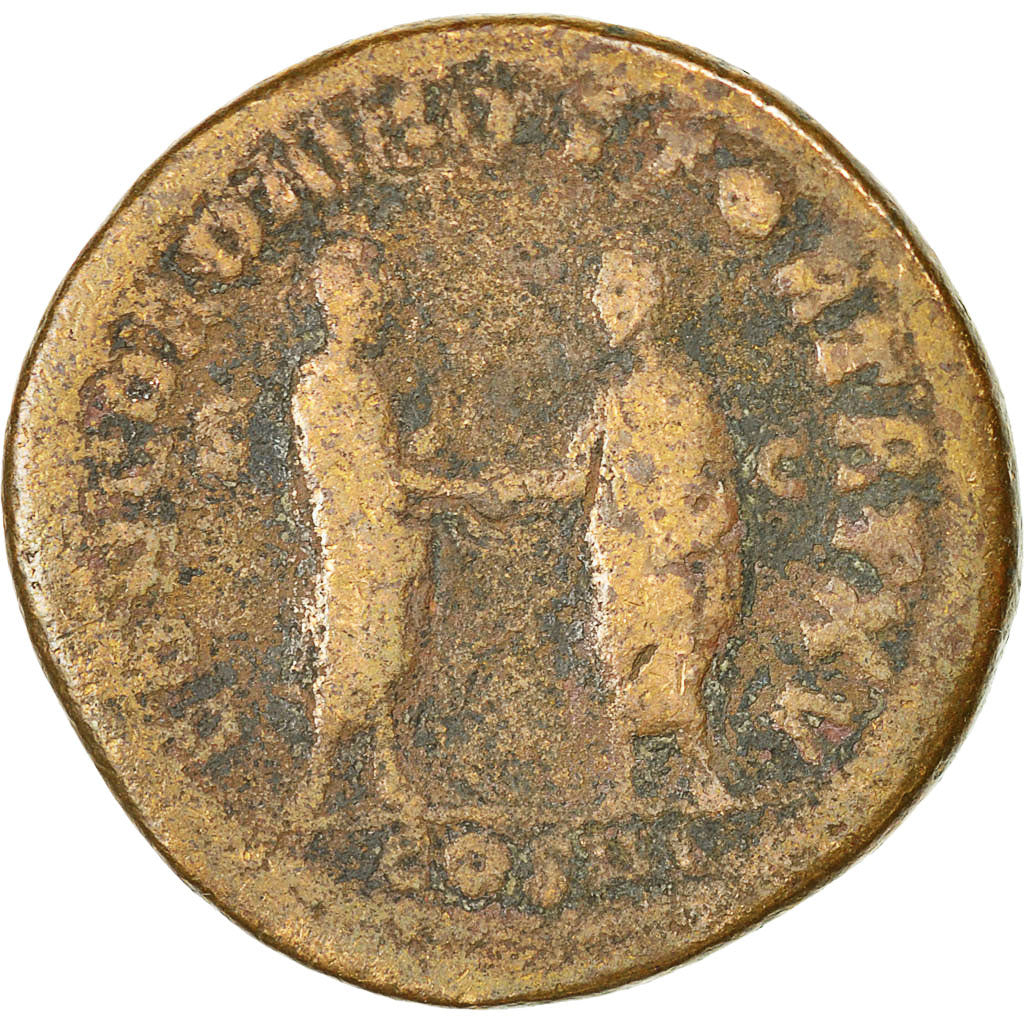 Coin, Marcus Aurelius, Sestertius, 161, Rome, F(12-15), Copper, RIC:824