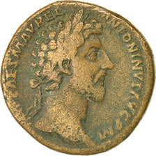 Marcus Aurelius, Sestertius, 162, Rome, VF(30-35), Copper, RIC:826