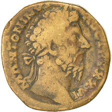 Moneta, Marcus Aurelius, Sesterzio, 172, Rome, MB+, Rame, RIC:1033