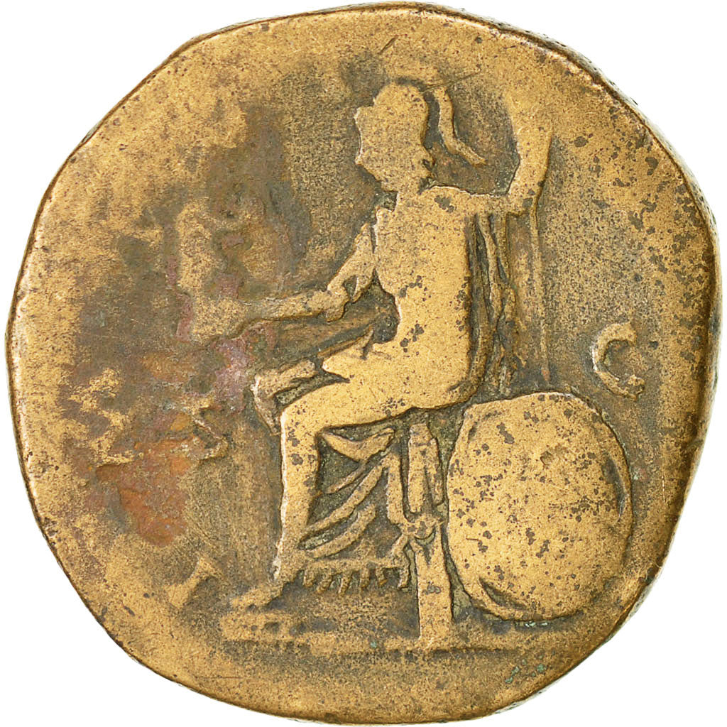 Coin, Marcus Aurelius, Sestertius, 172, Rome, VF(30-35), Copper, RIC:1033