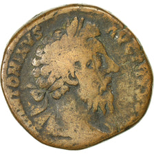 Monnaie, Marc Aurèle, Sesterce, 173, Rome, TB+, Cuivre, RIC:1075