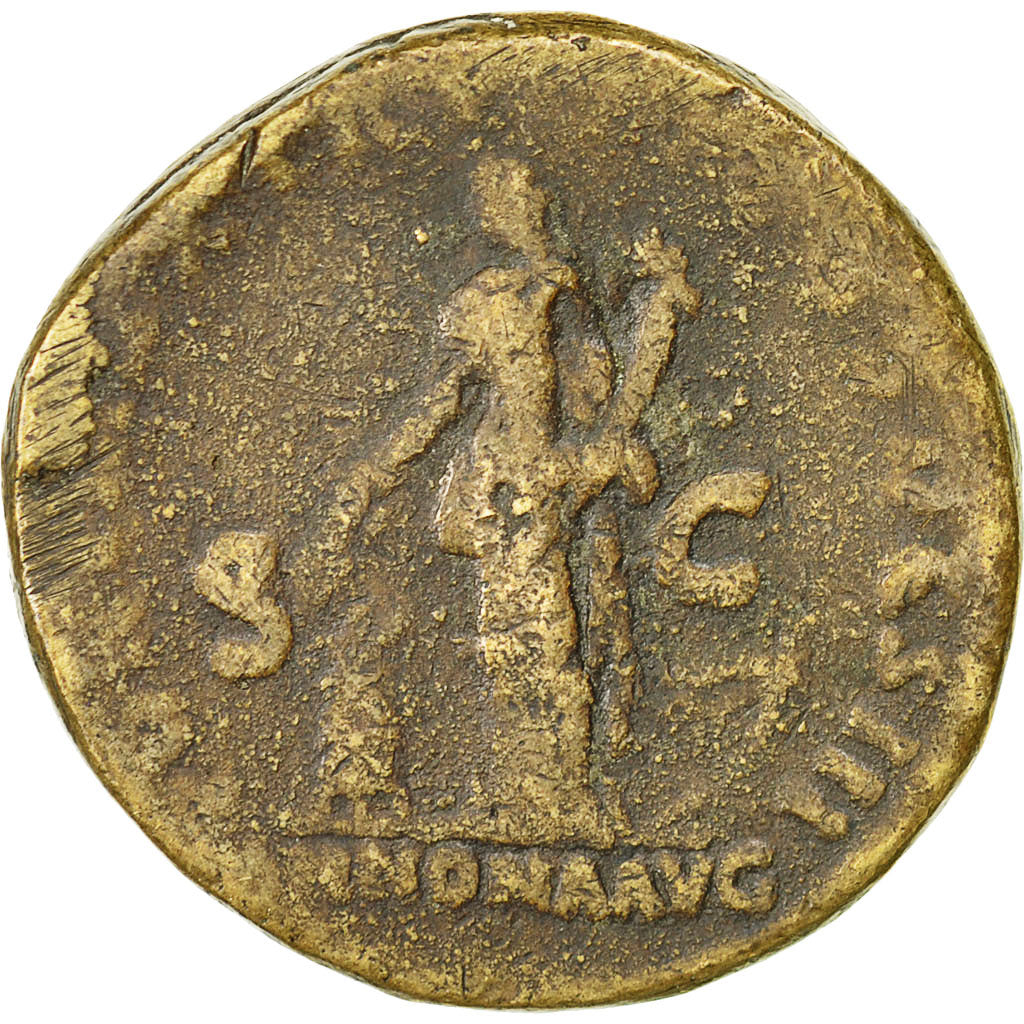 Coin, Hadrian, Sestertius, 118, Rome, VF(20-25), Copper, RIC:560a