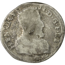 Coin, France, Henri II, Teston, 1556, La Rochelle, F(12-15), Silver