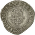 Monnaie, France, Charles VI, Gros, 1417, Paris, TTB, Billon, Duplessy:387A