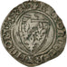Münze, Frankreich, Charles VI, Blanc Guénar, 1411, Sainte-Ménéhould, S+