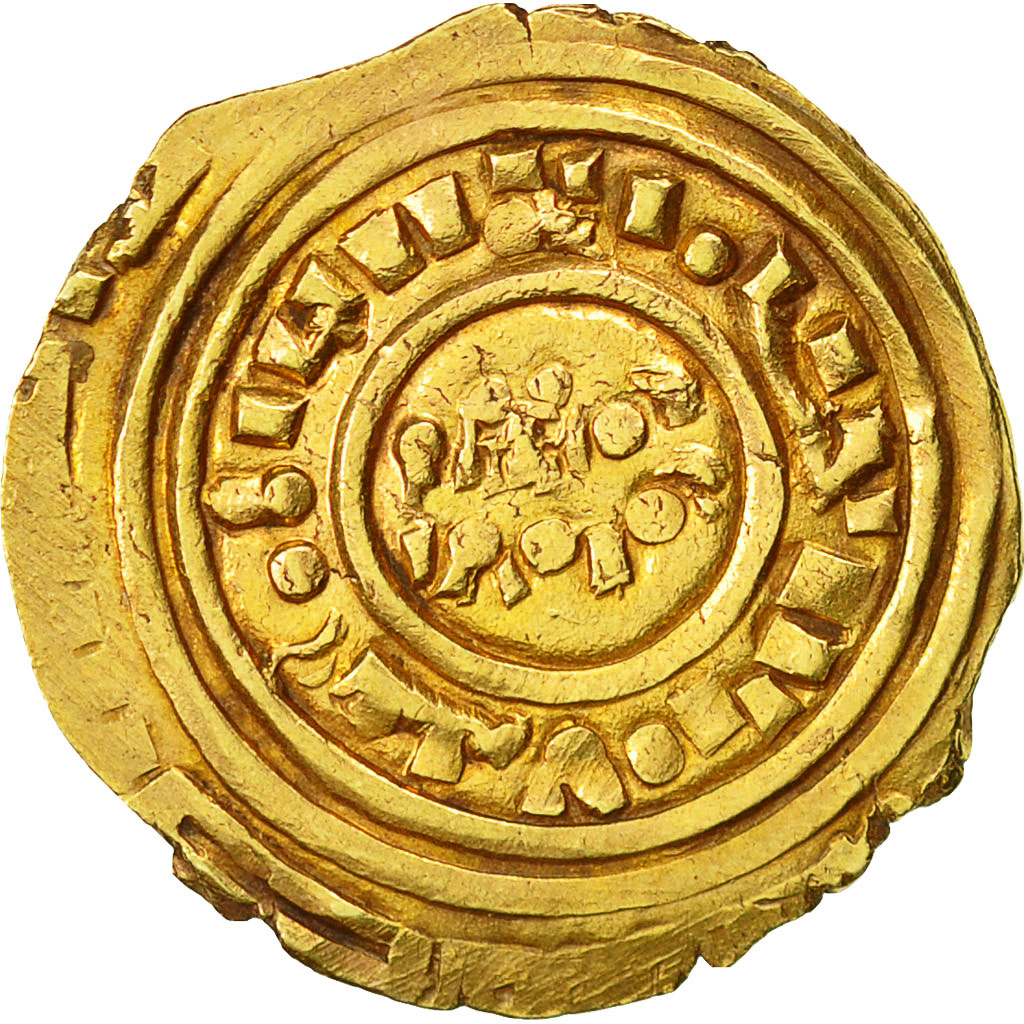 Crusaders, Latin Kingdom of Jerusalem, Bezant, 1187-1260, Acre, Gold